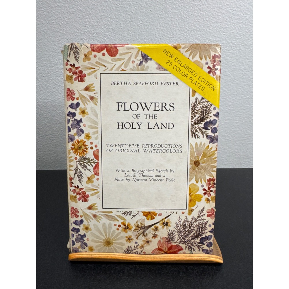Flowers of the Holy Land Bertha Spafford Vester 1964 Hallmark Watercolor Plates